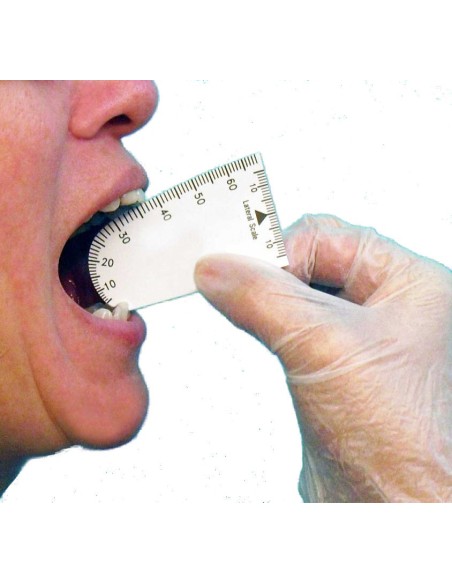 Scala graduata per la misurazione dell'apertura della bocca 10pz.